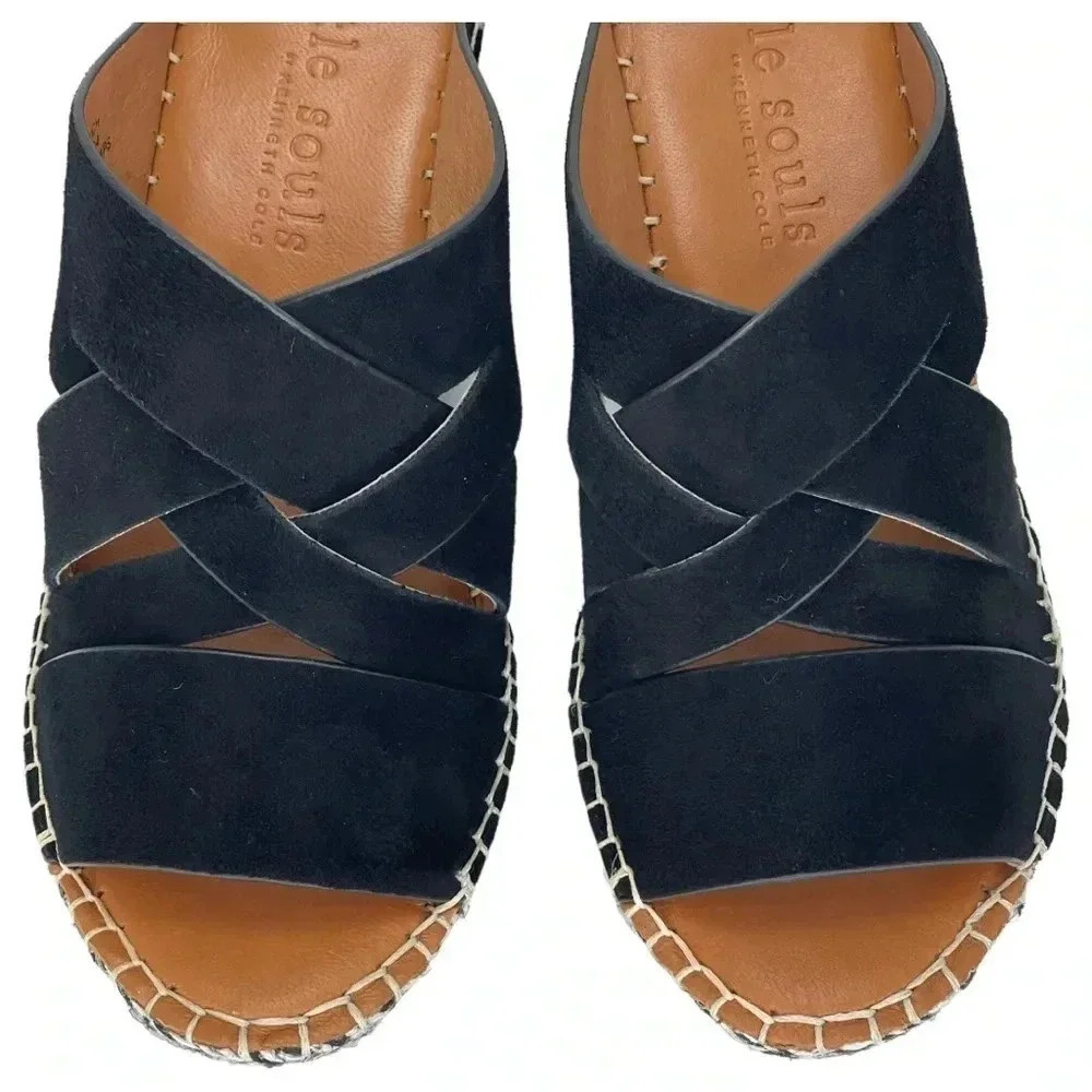 Gentle Souls Charli Strappy Leather Womens Wedge Sandals Size 7.5M NWOB - Picture 13 of 15